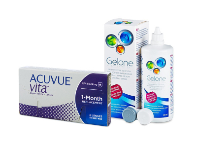 Acuvue Vita (6 lentile) + soluție Gelone 360 ml