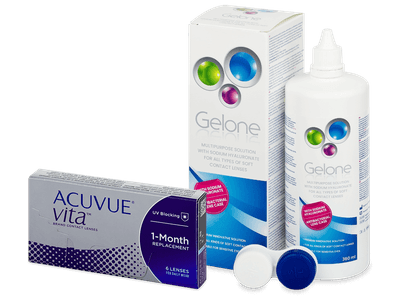 Acuvue Vita (6 lentile) + soluție Gelone 360 ml