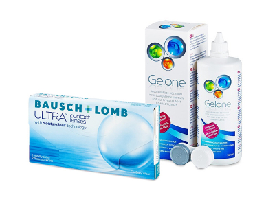 Bausch + Lomb ULTRA (6 lentile) + soluție Gelone 360 ml