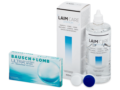 Bausch + Lomb ULTRA (6 lentile) + soluție Laim-Care 400 ml