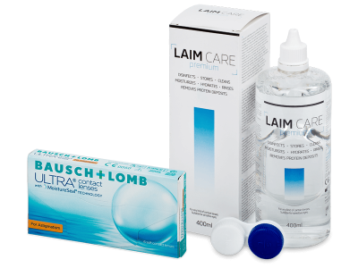 Bausch + Lomb ULTRA for Astigmatism (6 lentile) + soluție Laim-Care 400 ml