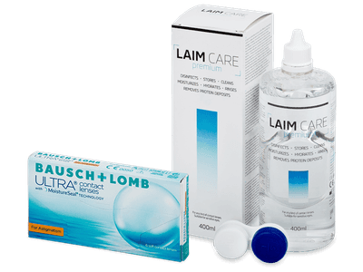 Bausch + Lomb ULTRA for Astigmatism (6 lentile) + soluție Laim-Care 400 ml