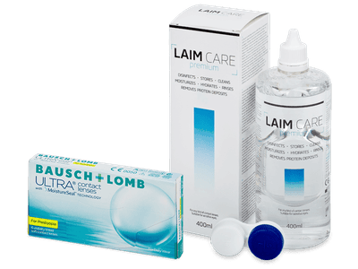 Bausch + Lomb ULTRA for Presbyopia (6 lentile) + soluție Laim Care 400 ml