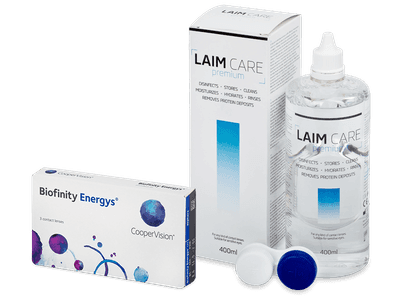 Biofinity Energys (3 lentile) + soluție Laim-Care 400 ml