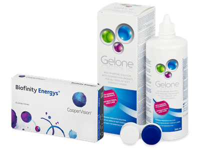 Biofinity Energys (6 lentile) + soluție Gelone 360 ml