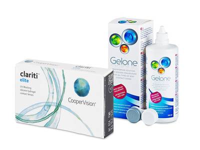 Clariti Elite (6 lentile) + soluție Gelone 360 ml