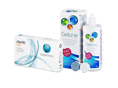 Clariti Toric (6 lentile) + soluție Gelone 360 ml