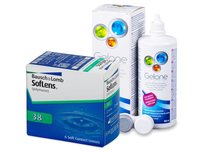 SofLens 38 (6 lentile) + soluție Gelone 360 ml