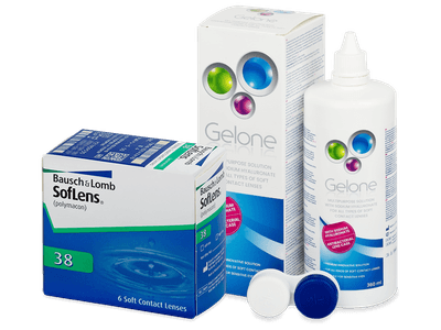 SofLens 38 (6 lentile) + soluție Gelone 360 ml