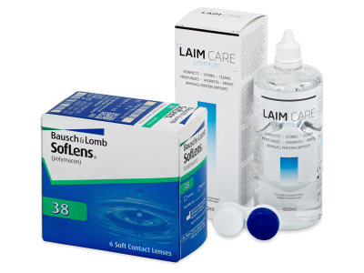 SofLens 38 (6 lentile) + soluție Laim-Care 400 ml