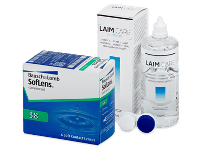 SofLens 38 (6 lentile) + soluție Laim Care 400 ml