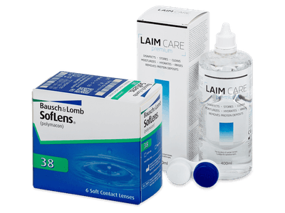 SofLens 38 (6 lentile) + soluție Laim-Care 400 ml