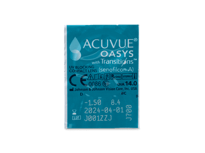 Acuvue Oasys with Transitions (6 lentile) - Vizualizare ambalaj