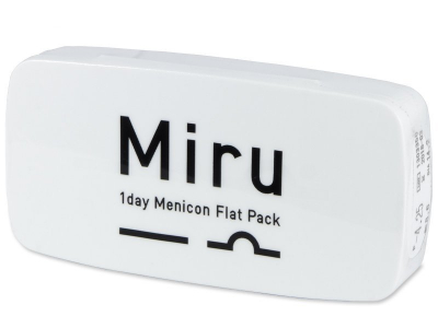 Miru 1day Menicon Flat Pack (30 lentile) - Lentile de contact de unică folosință