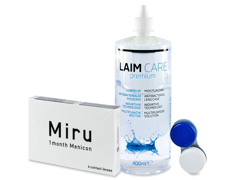 Miru (6 lentile) + soluție Laim-Care 400 ml Schalcon imagine noua