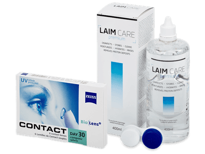 Carl Zeiss Contact Day 30 Compatic (6 lentile) + soluție Laim-Care 400 ml