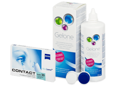 Carl Zeiss Contact Day 30 Compatic (6 lentile) + soluție Gelone 360 ml