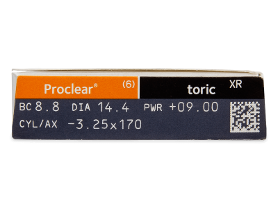 Proclear Toric XR (6 lentile) - Parametrii lentilei