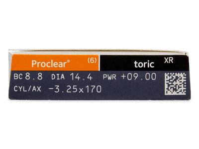 Proclear Toric XR (6 lentile) - Parametrii lentilei