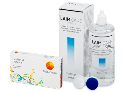 Proclear Multifocal XR (6 lentile) + soluție Laim Care 400 ml