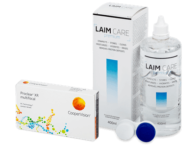 Proclear Multifocal XR (6 lentile) + soluție Laim-Care 400 ml