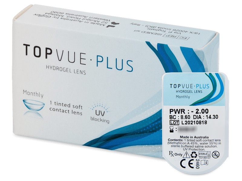 TopVue Plus (1 lentilă) Zdraví a krása > Osobní péče > Péče o zrak > Kontaktní čočky 2022