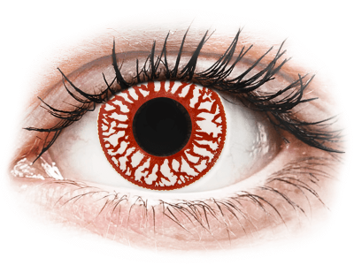 ColourVUE Crazy Lens - Blood Shot - daily plano (2 lenses) - Lentile de contact colorate