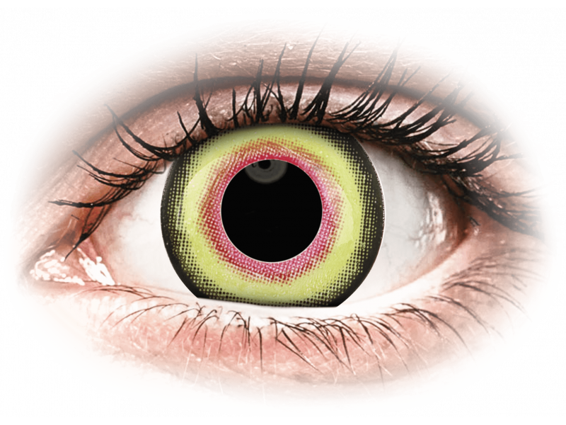 Colourvue crazy lens - mad hatter - daily plano (2 lenses)