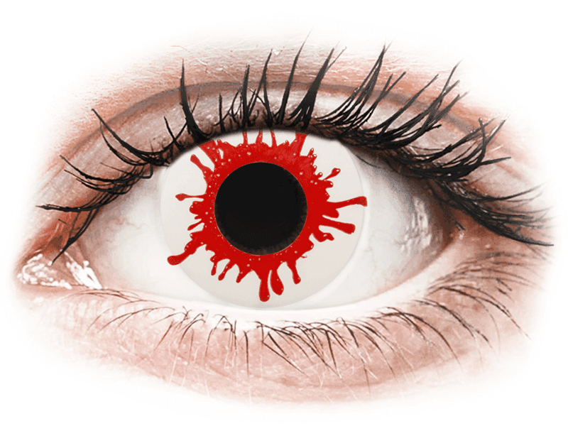 Lentile de contact colorate ColourVUE Crazy Lens – Wild Blood – daily plano (2 lenses) Lentile colorate 2023-10-02