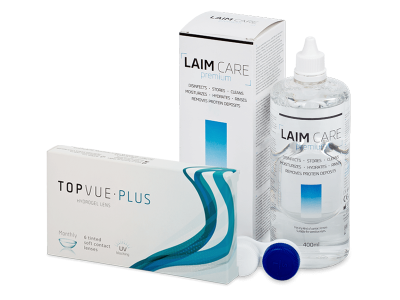 TopVue Plus (6 lentile) + soluție Laim-Care 400 ml