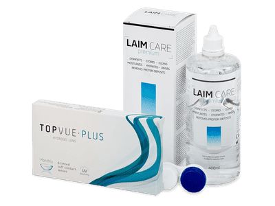 TopVue Plus (6 lentile) + soluție Laim-Care 400 ml