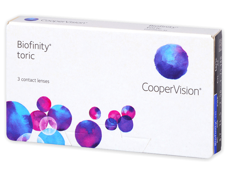 Lentile de contact lunare  Biofinity Toric (3 lentile)
