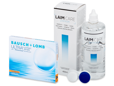 Bausch + Lomb ULTRA for Astigmatism (3 lentile) + soluție Laim-Care 400 ml