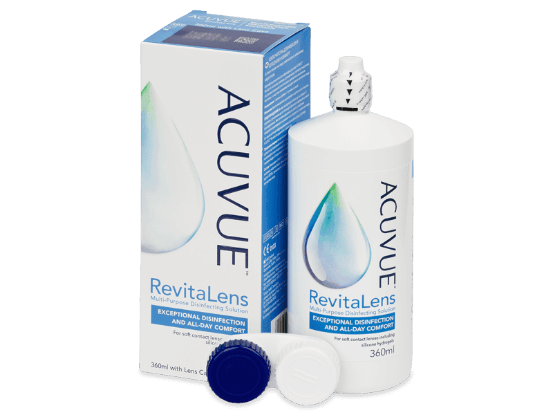 Soluție Acuvue RevitaLens 360 ml - Soluție de curățare