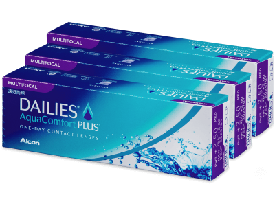 Dailies AquaComfort Plus Multifocal (90 lentile) - Lentile de contact multifocale