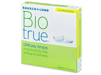 Biotrue ONEday for Presbyopia (90 lentile) - Lentile de contact de unică folosință