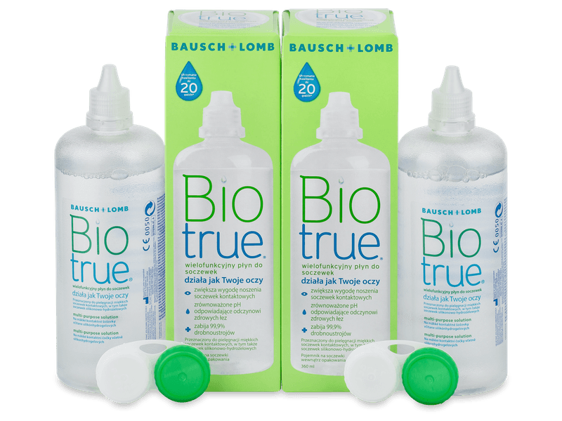 Soluție Biotrue 2 x 360 ml Bausch and Lomb imagine 2022