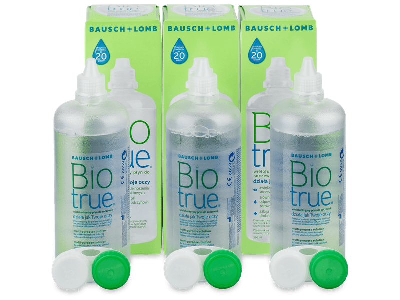 Soluție Biotrue 3 x 360 ml Bausch and Lomb imagine 2022