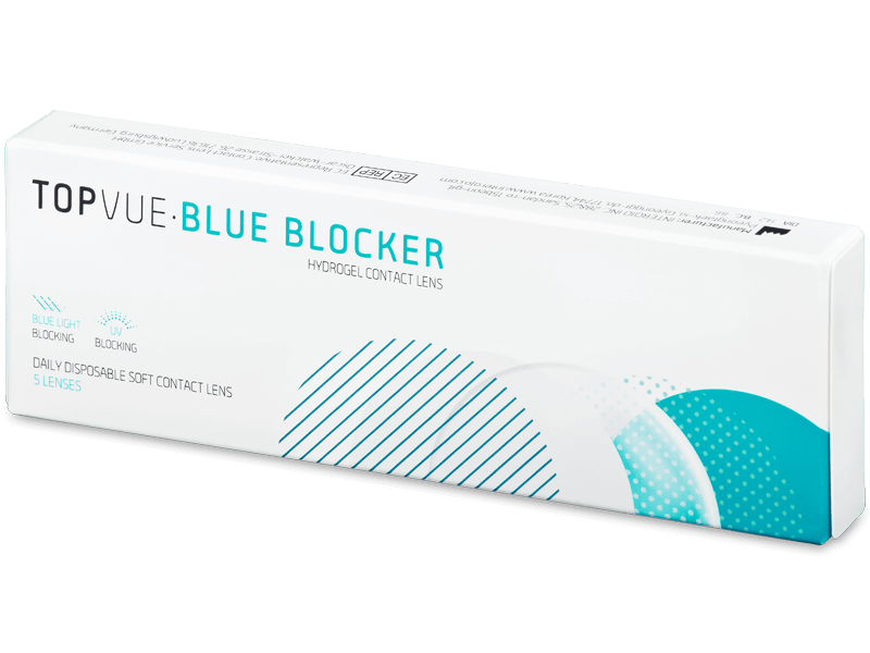 Lentile de contact zilnice TopVue Blue Blocker (5 lentile) Blocker imagine noua