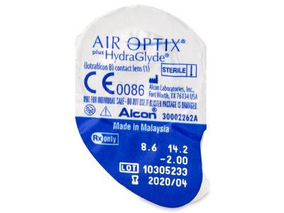 Air Optix plus HydraGlyde (6 lentile) - Vizualizare ambalaj