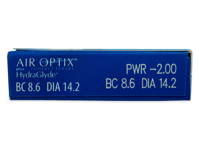 Air Optix plus HydraGlyde (3 lentile) - Parametrii lentilei