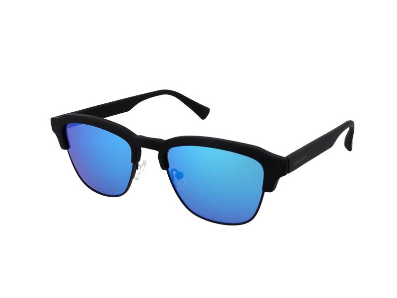 Ochelari De Soare Hawkers Rubber Black Clear Blue Classic