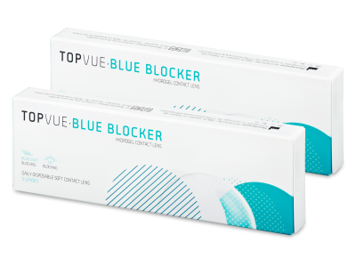 TopVue Blue Blocker (5 perechi) - Lentile de contact de unică folosință