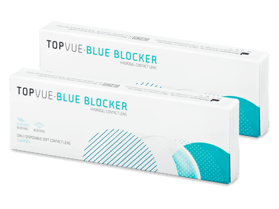 TopVue Blue Blocker (5 perechi) - Lentile de contact de unică folosință