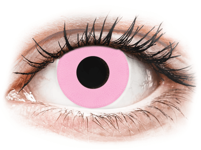 CRAZY LENS - Barbie Pink - lentile zilnice cu dioptrie (2 lentile) - Lentile de contact colorate