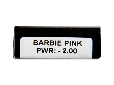 CRAZY LENS - Barbie Pink - lentile zilnice cu dioptrie (2 lentile) - Parametrii lentilei