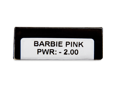 CRAZY LENS - Barbie Pink - lentile zilnice cu dioptrie (2 lentile) - Parametrii lentilei