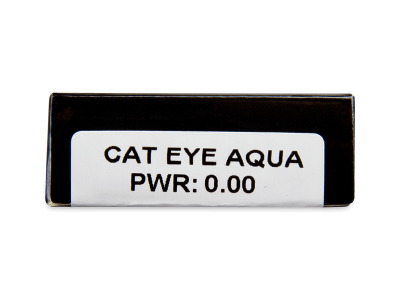 CRAZY LENS - Cat Eye Aqua - lentile zilnice fără dioptrie (2 lentile) - Parametrii lentilei