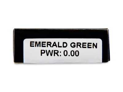 CRAZY LENS - Emerald Green - lentile zilnice fără dioptrie (2 lentile) - Parametrii lentilei