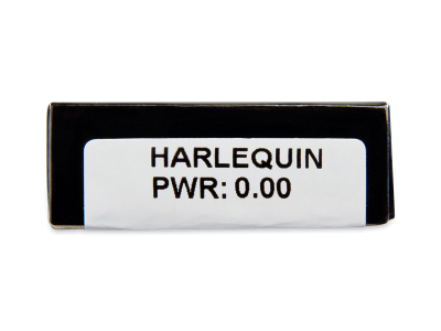 CRAZY LENS - Harlequin - lentile zilnice fără dioptrie (2 lentile) - Parametrii lentilei